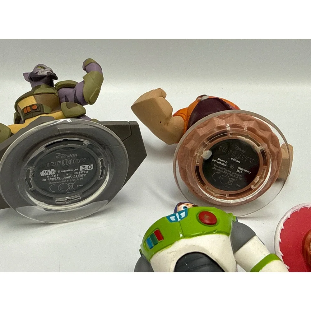 Disney Infinity Figure Lot Buzz Lightyear Jessie Ralph Anger Zeb Orrelios 3.0